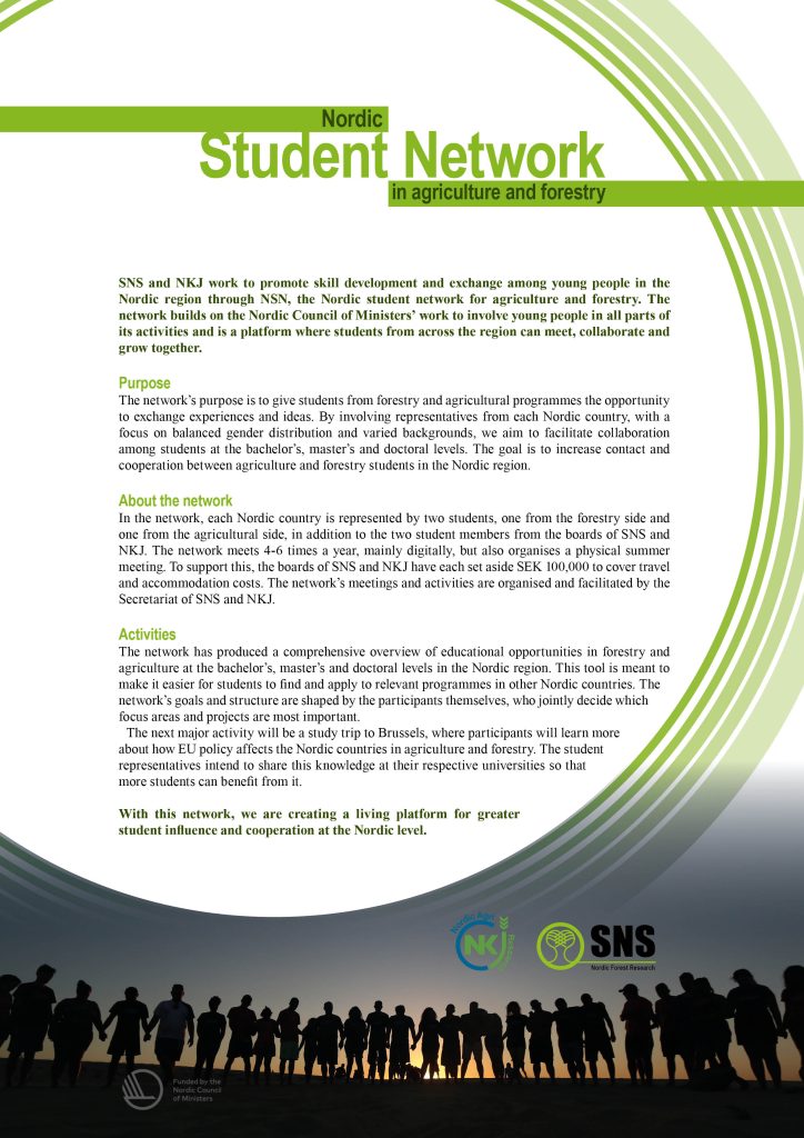 Information text, photo of people in sunset in the bottom, green circles.