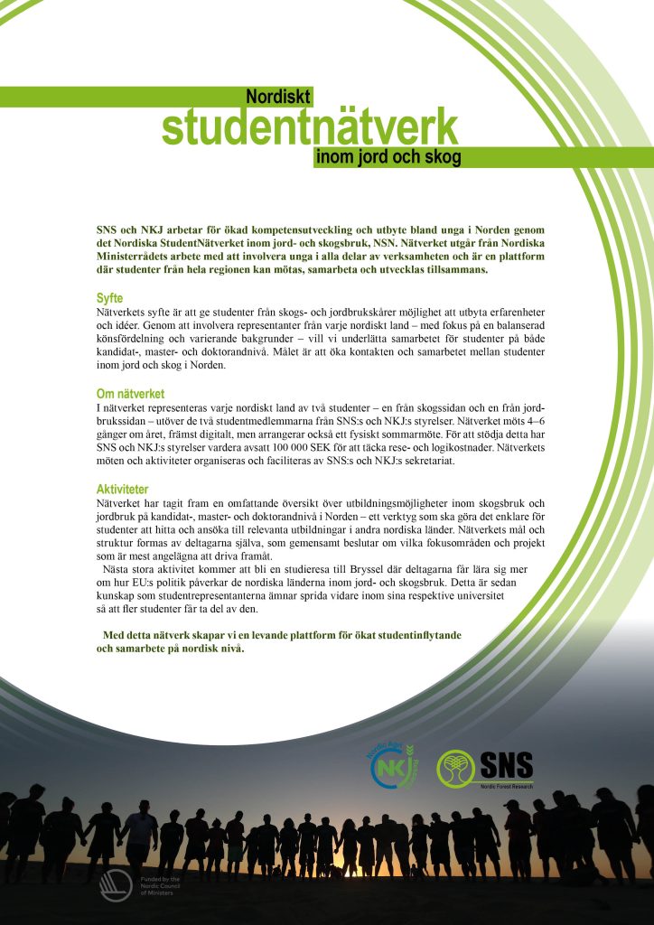 Information text, photo of people in sunset in the bottom, green circles.