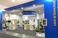 Exhibition booth. Photo.